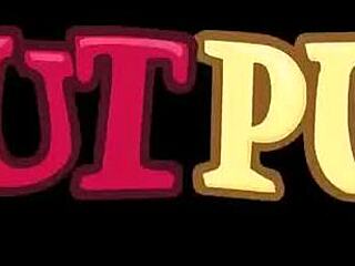 Young ally ann contrasts with mature fat cock in intense reaming session