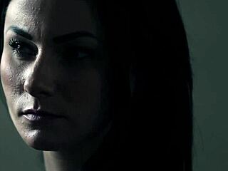 lesbian secretary licks busty teen pussy passionately