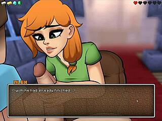 i love alex's handjob in hornycraft