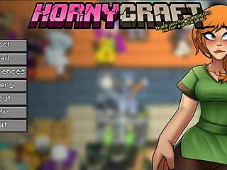 Wow! Witch sucks Steve's huge cock in Hornycraft parody!