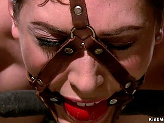 slave bound tight to sybian, wanna see pain?