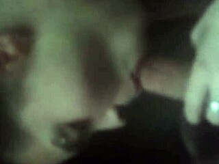 girlfriend deepthroats cock in a homemade face fuck, ending with cum on her face.