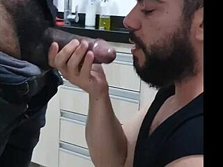 security guy leaves club for relaxing group fuck at slut's house