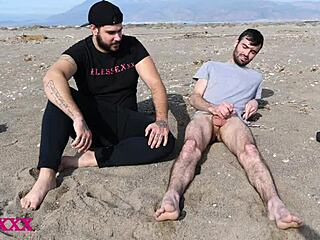 European gay's handjob and blowjob experience