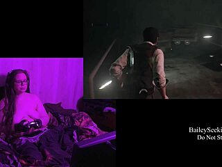 Naked Evil Within 2 Play Through with BBW Brunette Part 10