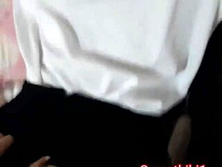 Student feels intense pleasure during loud fucking session