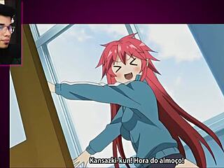 Thirsty Succubus Drinks Semen in Hentai Reaction!