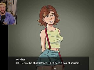 Blindfolded step sister gives intense blowjob in bathroom hentai