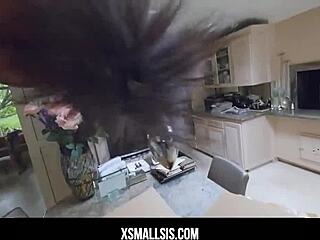 Dirty young slut pounded in ass by stepbrother fantasy