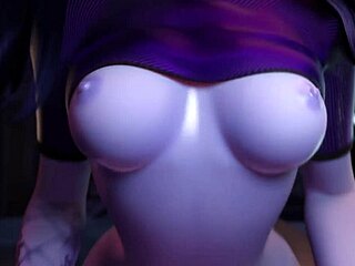 Damn! Overwatch Widowmaker Fucked Hard in Every Hole of Her Body!