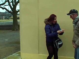 Redhead Slut Outdoor Tease