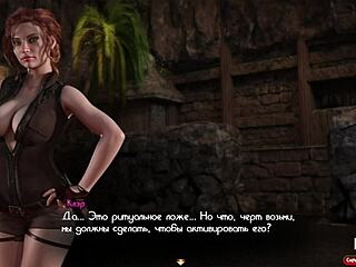 Treasure of Nadia: Big Anal Beads Stretch Tight Ass in Episode 3-52