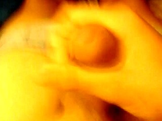 A gay man masturbates with his small penis in public