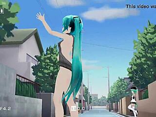 Miku Dances Nude In Sexy Comic Style