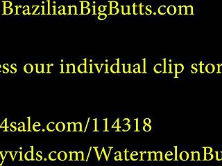 拉丁辣妹秀巨乳肥臀天然大奶