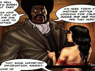 Escorts and lawmen collide in this hentai video