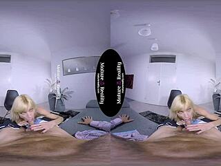 Blonde Mature Feels Tight Body in Reality Scenes