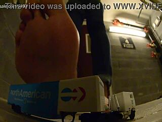 classy country bombshell gives bdsm massage with huge feet