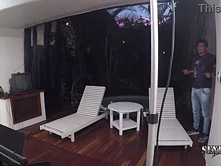 Hey, gorgeous blonde, what's happening backstage at SexFoxxx? Tell us about that sexy Latina casting vibe!