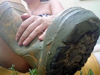 Lick My Yellow Boots Covered In Green Mud While I'm In The Garden