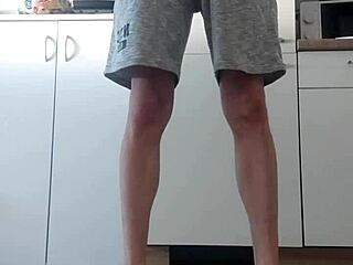 Wetting pants and floors in the kitchen