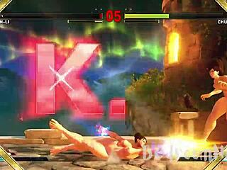 chun li naked nude in street fighter