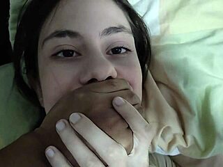 European stepbrother and stepsister have hardcore sex in the morning