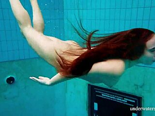 russian blonde nina mohnatka with small 18+ tits swimming