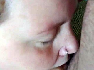 Amateur couple enjoys a handjob and blowjob session
