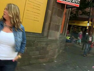 Busty nastyshag gets wild with deepthroat in outdoor carpark romp