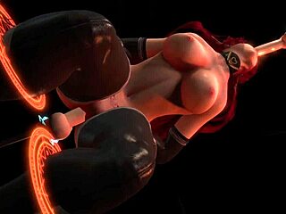 demon girl gets in a gangbang trap with magic wands - 3d hentai