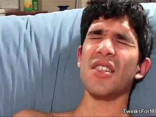 Blonde Twink Sucks Hard Before Intense Anal Fucking and Blowjob Action