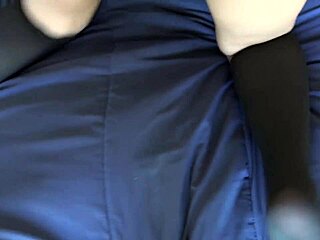 amateur luna mills hangs out with friend in homemade pov