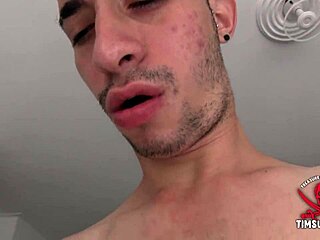 Uncut deepthroat action with hardcore gagging on cock