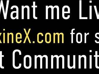 horny asian milf maxine x gives blowjob, footjob, and pussy fucking with dirty talk leading to orgasm