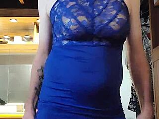 Cock Teasing In A Blue Dress Pt 1