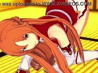 Asuna's Unplanned POV Sex in Village Room Online Hentai