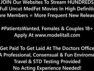 Doctor Tampa Gives Nicole Luva Her First Gyno Exam with Gloved Hands and Nurse Aria Nicole