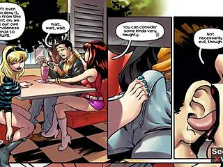 Spider-man and marvel superheroes in a valentine threesome adventure