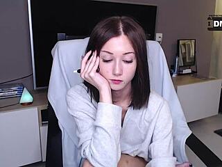 why can't busty nicole sage wait to suck that monster cock with her boyfriend?