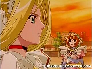 Kinky Anime Hottie Kissing and Fucking Wildly in Japanese Fetish Scene. Monster Action Unfolds!