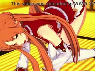 Asuna's Unplanned POV Sex in Village Room Online Hentai