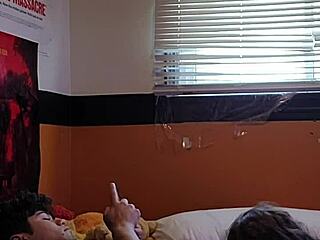 Amateur gay couple enjoys deepthroat action in HD video