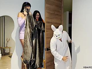 They caught the intruder!