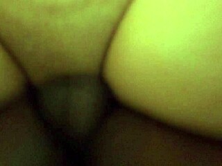 the young white girl bent over for bareback doggystyle with big black cock