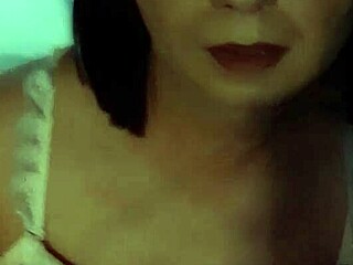 she's oiled up, bent over in doggystyle, taking his cock in her tight pussy with cumshot facial