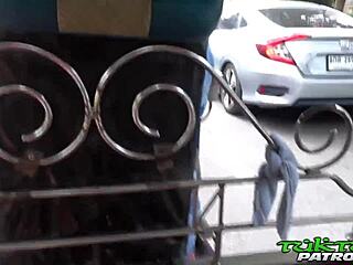 Shy Thai babe turns wild and gives a hardcore blowjob