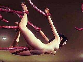 i'm loving this wild 3d hentai cosplay with leila