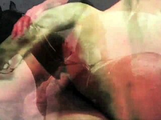 Natural tits and doggystyle in a vintage porn video
