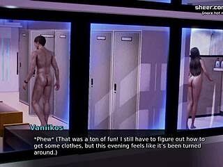 Feeling The Passion As Busty Japanese Teen Sucks Cock In Waifu Academy